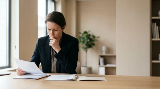 Professionnel consultant une équipe pour choisir une agence web fiable