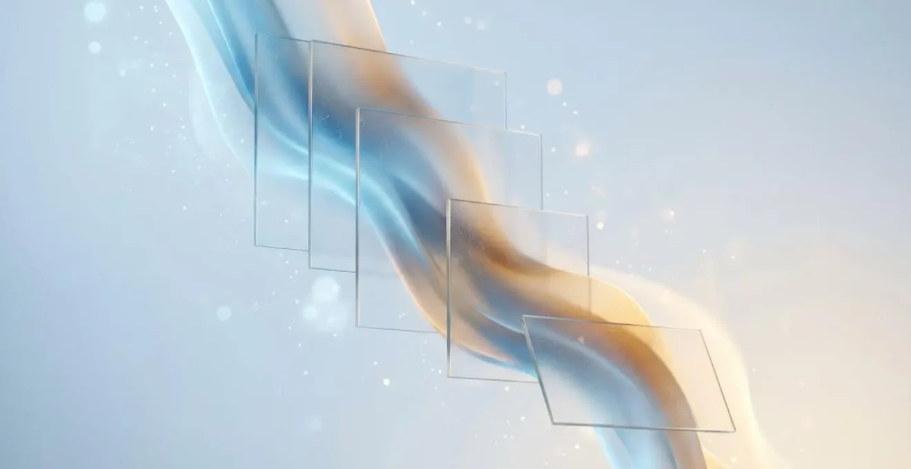 Transformation progressive d'une interface web depuis un écran large vers un smartphone, illustrant la fluidité de l'adaptation responsive